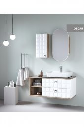 Denko Oscar 95 cm Banyo Dolabı Takımı - 2