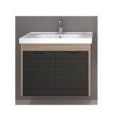 Denko Mostar 70 cm MDF Üzeri Lake Banyo Dolabı Takımı - 2