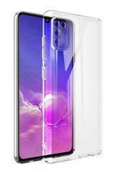 Samsung Galaxy M30S Tıpalı Kamera Korumalı Şeffaf Silikon Kılıf - 1