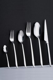 Acar Stella 12 Kişilik 72 Parça Çatal Kaşık Bıçak Takımı Silver - 1