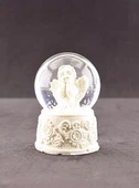 Dekoratif Mini Kanatlı Melek Kar Küresi 6 cm - 2
