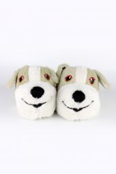 Köpekli Ev Botu Panduf Unisex Fibert Bej - 3