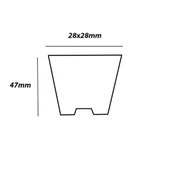 128 GÖZ (5 adet) Viyol FİDE YETİŞTİRME VİYOLÜ FİDAN YETİŞTİRME KABI ÇİLEK SEBZE MEYVE SÜS BİTKİSİ SKULENT FİDELİK - 3