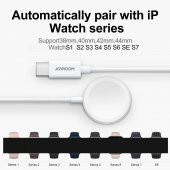 Joyroom S-İW004 Manyetik Type-C Giriş İphone  Watch Kablosuz Şarj Aleti - 3