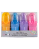 Serve Berry Mini Pastel Fosforlu Kalem 4lü - 1