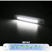 Beyaz Parmak Led 12/24 Volt Tavan Basamak Aydınlatma 9 ledli - 2