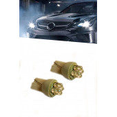T10 Park Led Park Ampulü Beyaz Işık Plaka Tavan Ampul 4 LED - 1
