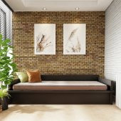Mobpazar Sünger Yatak,Bamboo Ortopedik Sünger Yatak,90x190 cm, Yer Minderi,Balkon Minderi - 2