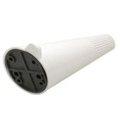 Açılı Konik Ayak Mobilya Baza Koltuk Puf Ayağı Beyaz 12 cm thumbnail 3