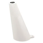 Açılı Konik Ayak Mobilya Baza Koltuk Puf Ayağı Beyaz 12 cm thumbnail 4