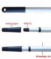 Rolart 100311 Teleskopik Metal Sırık Sap 2M - 2