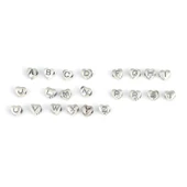 925 Ayar Gümüş Harfli Kalp Kolye thumbnail 4