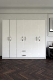 Ünüvar Konsept Polo 6 Kapı 2 Çekmeceli Gardrop thumbnail 1