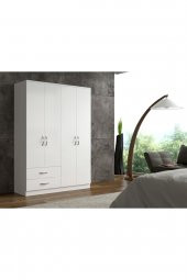 Bieno 4 Kapak 2 Çekmeceli Gardırop thumbnail 1