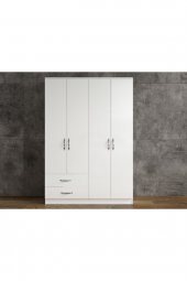 Bieno 4 Kapak 2 Çekmeceli Gardırop thumbnail 2