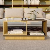 Ünüvar Konsept Dekoratif Orta Sehpa Meşe-Antrasit thumbnail 1