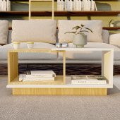 Dekoratif Orta Sehpa Meşe-Beyaz thumbnail 3