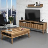 TV Ünitesi ve Orta Sehpa Takımı - Ceviz - 1