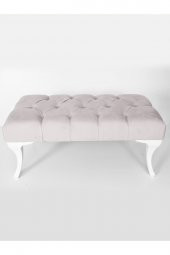 Ünüvar Konsept Puf & Benç 45X90-Pls Ayak Silenebilir Kumaş Krem K1 - 1