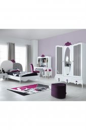 Rengarenk Eliza 100X200 Karyola k1 - 5