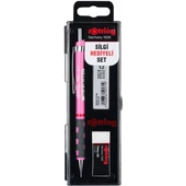 Rotring Tikky 0.5 Min Okul Seti Rotring Silgi Hediyeli Kalem Seti Rotring Sınav Seti Neon Pembe - 1