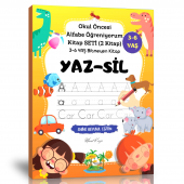 Okul Öncesi Alfabe Öğreniyorum Kitap Seti (YAZ-SİL) - 1