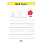 Okul Öncesi Alfabe Öğreniyorum Kitap Seti (YAZ-SİL) - 2
