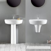 TURKUAZ Bella Lavabo 50x60 cm (Bella Uzun Ayaklı) - 1