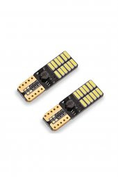 NKT GROUP 24 Led 12 - 24 Volt T10 Beyaz Xenon Efekt Canbuslı Park Plaka - 2