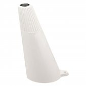 Beyaz Açılı Konik Ayak Mobilya Baza Koltuk Puf Ayağı 12 cm - 4