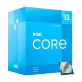 Intel Core i3 12100F 4.3GHz 12MB Önbellek 4 Çekirdek Soket 1700 10nm İşlemci - 1