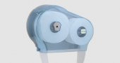Vialli Dmj1t Double Mini Jumbo Tuvalet Kağıdı Dispenseri No-stop- Şeffaf - 2