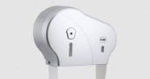 Vialli Dmj1m Double Mini Jumbo Tuvalet Kağıdı Dispenseri Metalik - 1