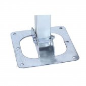 Sofra Ayağı Metal Çinko Katlanır Yer Sofrası Sini Altı 25 cm - 4