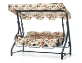 Salvia 3 Kişilik Yatarlı Salıncak - Bahçe Balkon Teras Salıncağı - İngiliz Gülü - 2