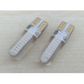 T10 DİPSİZ LED AMPUL (CANBUS SİLİKONLU) MAVİ 12V (2ADET FİYATI) T10 PARK, SİNYAL, PLAKA AMPULU - 4