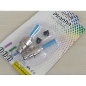 IŞIKLI LED SİBOP KAPAĞI MAVİ (2Lİ TAKIM) NİKELAJ (2 ADET MOTORSİKLET VE BİSİKLET İÇİN) (SİBOP BAŞLIĞI) - 2