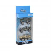 1018C Mega, Asker - 3lü Die Cast Araçlar 1:64 - 1