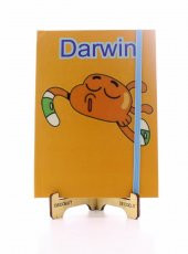Lastikli Noktalı Sert Kapak Darwin ve Gumball Defter - 1