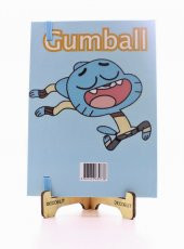 Lastikli Noktalı Sert Kapak Darwin ve Gumball Defter - 2