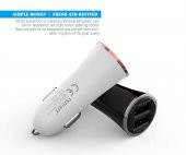 Tsmart iPhone Şarj Kablolu 2 USB iPhone 3,4A Araç Şarj Seti Siyah TS-A29 - 4