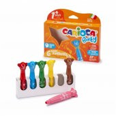 Carioca Keçeli Boya Kalemi Teddy Jumbo Bebek 6 LI 42815 - 1