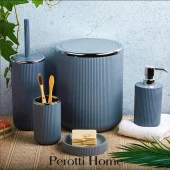 Perotti Lisbone Silver 5 Parça Banyo Takımı Antrasit 13166 - 1