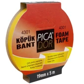 Picador Çift Taraflı Bant Köpük Rulo Askılı 19x5 Mt 4301 - 1