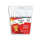 Pensan Keçeli Boya Kalemi Kidz 12 Renk 99060 - 1