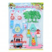 E3056 Kartela Dönme Dolaplı Park Oyun Seti -Can - 1