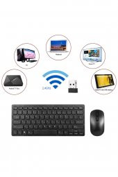 TahTicMer   Hometech Quad Tab 10 Kablosuz Wireless Taşınabilir Klavye Mouse Set Q Klavye - 2