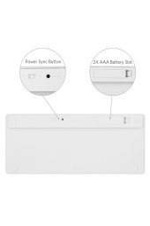 TahTicMer   Bluetooth Wireless Q Klavye Tüm Telefon Tablet MacBook PC İçin Uygun Klavye - 4