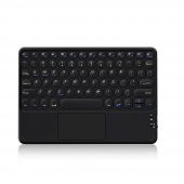 TahTicMer   Apple İpad 7. Nesil Bluetooth Klavye Touchpad Slim Kablosuz Wifi Q Klavye - 1