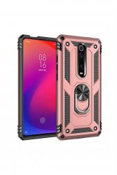 TahTicMer   Xiaomi Redmi 8 Kılıf Çift Katmanlı Yüzüklü Manyetik Vega Araç Tutucu Destekli Zırhlı Tank Kapak - 1